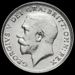 1917 George V Silver Sixpence Obverse