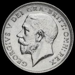 1917 George V Silver Sixpence Obverse