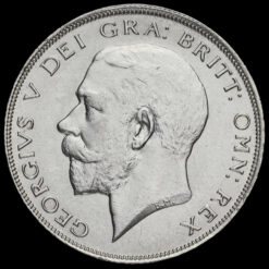 1923 George V Silver Half Crown Obverse