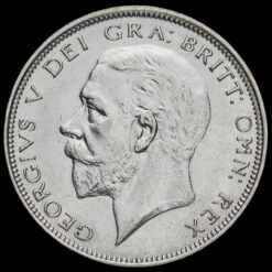 1927 George V Silver Half Crown Obverse