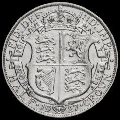 1927 George V Silver Half Crown Reverse