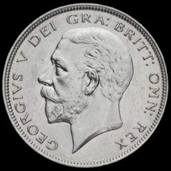 1928 George V Silver Half Crown Obverse