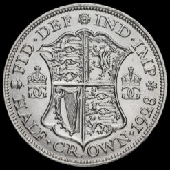 1928 George V Silver Half Crown Reverse