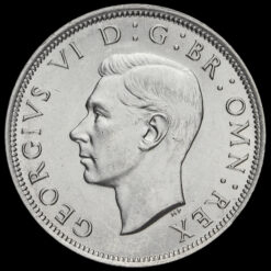 1944 George VI Silver Half Crown Obverse