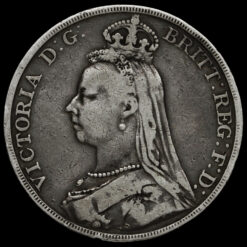 1889 Queen Victoria Jubilee Head Silver Crown Obverse