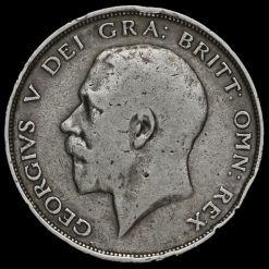 1913 George V Silver Half Crown Obverse