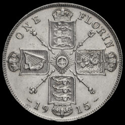 1915 George V Silver Florin Reverse