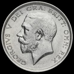 1916 George V Silver Half Crown Obverse