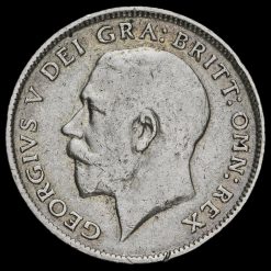 1917 George V Silver Sixpence Obverse