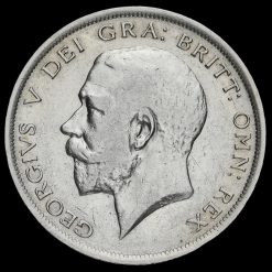 1919 George V Silver Half Crown Obverse