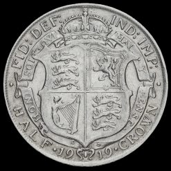 1919 George V Silver Half Crown Reverse