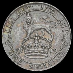 1919 George V Silver Shilling Reverse