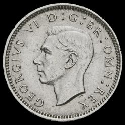 1952 George VI Sixpence Obverse