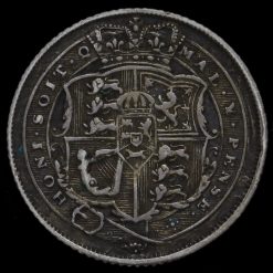 1820 George III Milled Silver Sixpence Reverse