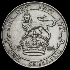 1906 Edward VII Silver Shilling Reverse