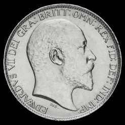 1909 Edward VII Silver Sixpence Obverse