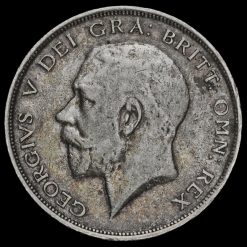 1913 George V Silver Half Crown Obverse