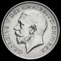 1914 George V Silver Sixpence Obverse