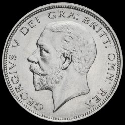 1927 George V Silver Half Crown Obverse