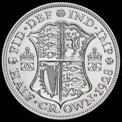 1928 George V Silver Half Crown Reverse
