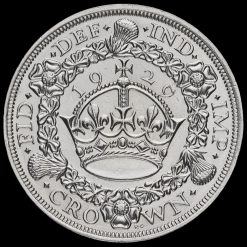 1929 George V Silver Wreath Crown Reverse