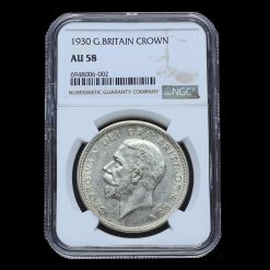 1930 George V Silver Wreath Crown Obverse