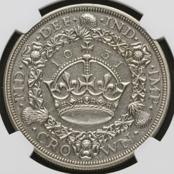 1931 George V Silver Wreath Crown Reverse