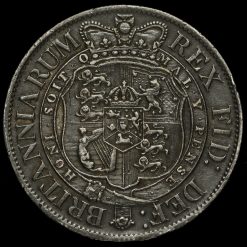 1817 George III Milled Silver Half Crown Reverse
