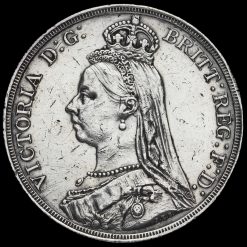 1887 Queen Victoria Jubilee Head Silver Crown Obverse