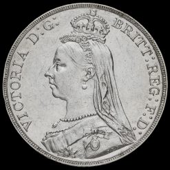 1889 Queen Victoria Jubilee Head Silver Crown Obverse