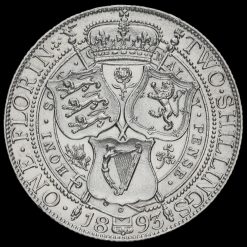 1893 Queen Victoria Veiled Head Silver Florin Reverse