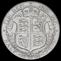 1906 Edward VII Silver Half Crown Reverse