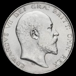 1910 Edward VII Silver Half Crown Obverse