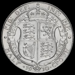 1910 Edward VII Silver Half Crown Reverse