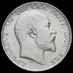 1910 Edward VII Silver Shilling Obverse
