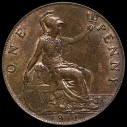 1911 George V Penny Reverse