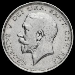 1912 George V Silver Half Crown Obverse