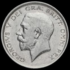 1915 George V Silver Half Crown Obverse