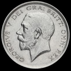 1916 George V Silver Half Crown Obverse