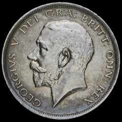 1916 George V Silver Half Crown Obverse