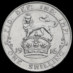 1916 George V Silver Shilling Reverse