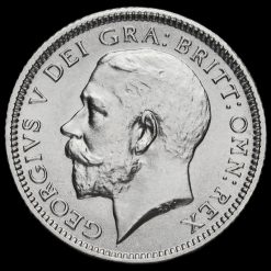 1925 George V Silver Sixpence Obverse