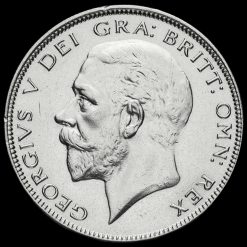 1928 George V Silver Half Crown Obverse
