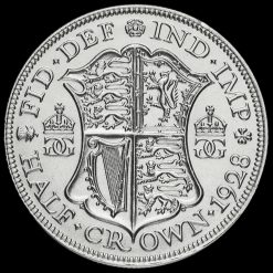 1928 George V Silver Half Crown Reverse