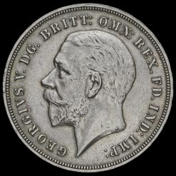 1935 King George V Rocking Horse Silver Jubilee Crown Obverse