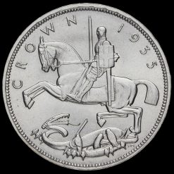 1935 King George V Rocking Horse Silver Jubilee Crown Reverse