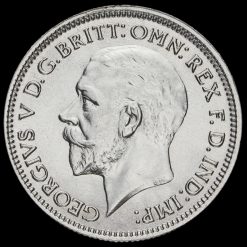 1936 George V Silver Sixpence Obverse