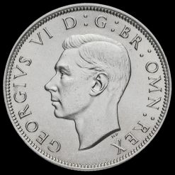 1945 George VI Silver Half Crown Obverse