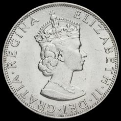 Bermuda 1964 Elizabeth II Silver Crown Obverse