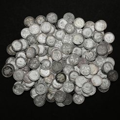 200 Grams of Circulated Pre 1920 British .925 Silver Threepences